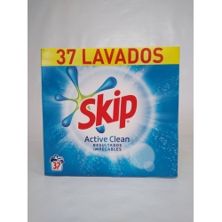 SKIP DET POLVO ACTIVE CLEAN 2,22 KG 37 CAC