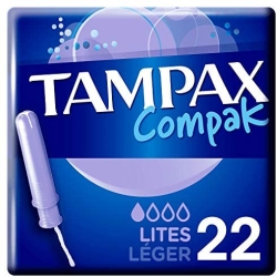 TAMPAX COMPAX LITES 22 UNID