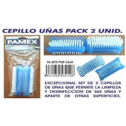 PAMEX CEPILLO UÑAS PAK-2 UNID REF- 2126